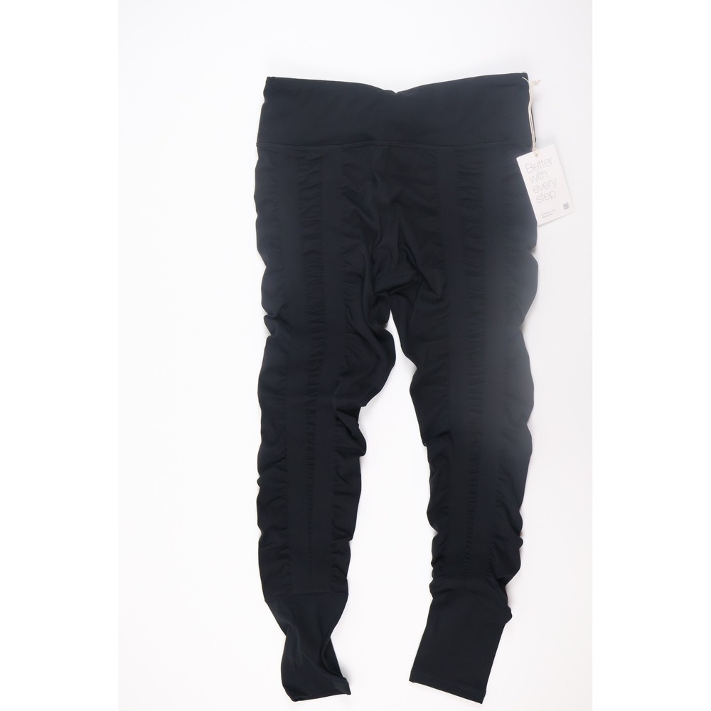 SweetFlexx Resistance Leggings 8 Black Full Flexx High Rise Gym Yoga Retail $98 - Picture 2 of 10